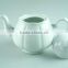 Elegant white pumpkin ceramic teapot with cheap price in stock