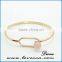 Single Bangle Wholesale Fashion Jewelry Wire Gemstone Bracelet