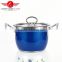 Hot Selling 5pcs Colorized Stainless Steel Soup Pot / High Pot Kitchen Cookware