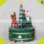 wholesale baby wooden toy carousel music box christmas gift kids wooden toy carousel music box W07B009C