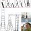 Aluminum Folding Scaffold Multi-Purpose Ladder 12.5-Feet / 350 lb