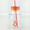 2017 drinking bottle HOT sale straw bottle