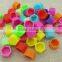19mm Car Silicone Wheel Lug Nut Bolt Cover Tyre Screw Cap Black