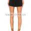 factory price fashion design wholesale girls black ruffle shorts