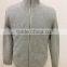 Mens Zipper Cardigan Lambswool Sweater Coat With Lining
