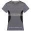 Custom quick dry comfortable gym t-shirt for women