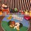 S65602A Kids Room Floor Carpet Round Game Mats Circular Flight Chess Baby Crawling Blanket