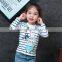 S32296W Girl sweatshirt character print long sleeve pullover cacual cotton top kids hoodie