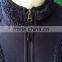 Men's windproof sweatshirt with 360gsm flannel fabric and zipper