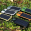 Compass Solar Power Bank LED Charger Waterproof External Backup Battery Solar Power bank for SOS Outdoors Camp