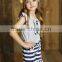western children clothes casual baby girl 2 pcs boutique outfit for wholesale