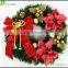 Plastic Custom Christmas wreath PVC PE wreath for Christmas Decoration Christmas Wreath