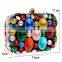 golden beaded 2017 fancy clutch bag / pink b rhino purse Evening handbag Gorgeous Bridal Wedding Purse Party bag Handbag