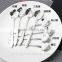 high quality stainless steel coffee spoon /mzl rose cherry flower stainless steel tea spoon /fancy dinnerware tableware