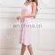 Ladies Seamless Bamboo Sleeveless Pink Nightwear Pajamas