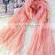 Cape Yarn Wide Large Size Thin Scarf Multi Colors Fashion Women Shawl Trendy Female Breathable Scarf Whole Colored