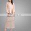2017 Peplum Modern Baju Kurung Pleated Skirt Satin Baju Suits Muslim Women Clothing