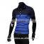 OEM summer fashion men's 100% cotton two color mixed polo shirt