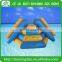 Amusement park inflatable water climbing slide