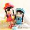 Girl Doll Custom Desig Plus Toy Ball Jointed Doll Woven Fabric, With Knit and Crochet Fabrics