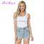 Wish Hot Sale white hygroscopicity women vest lingerie bulk tops sexy camisole
