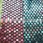 2015 popular children dress sequin mesh fabric polyester sequin tulle fabric