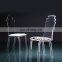 Wholesale high back clear acrylic chair