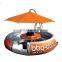 Electric barbecue round boat ,grill donut boats on sale