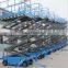 High quality stationary manual scissor lift platform low price