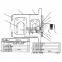 Truck Cartridge GP Unit 594H 613G D350E D35HP Vane Pump Parts 3G1266 Heavy Equipment Parts
