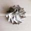 S400 174513 80.30/111.10mm 6+6 blades high performance turbo billet/milling/aluminum 2618 compressor wheel for racing