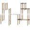 Wear-resisting Pet Toy Solid Wood Cat Scratcher Scratching Board Lounge For Climbing