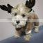 cute Pet dog fleece Clothes Christmas cosplay winter Overcoat cartoon elk