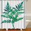 i@home modern green color unique forest shower curtain polyester waterproof bathroom