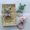 Newborn Gift Eco-friendly Cotton Crochet Hand Knitted Bear Rattles