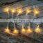 Battery Powered 10L Metal Candle Shaped Clips Fairy String Lights For Home Party Decoration