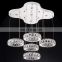 Zhongshan Lighting 5 Rings LED 60W Cristal Chandelier Lights crystal round pendant light for Hotel