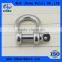 Stainless Steel US Anchor Type Lifting Shackle Lifting Chain Shackles Screw Pin Lifting Bow Shackle