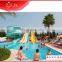 Hot Popular Water Slide Aquatic Attraction Fiberglass Pool Slide For Hotel And Resorts For Sale