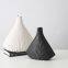 Simple Shell Soft Hand Made Ceramic Vase Decoration Art For Showroom Hotel Reception