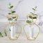 Centerpieces Decorations Gold Geometric Metal Flower Vase Test Tube Vase holder