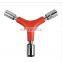 Outer Hexagon Tool Bicycle Repair Combination Tool Wrench Y-Type Socket Wrench
