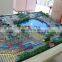 3D water park house plan building model making, scale model making