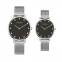 stainless steel fashion woman watch ultrathin quartz man watch