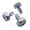 pan triangle  plastic self tapping threading security screw