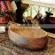 Oval Shape Jingdezhen Handmade Ceramic Countertop Bathroom Wash Basin
