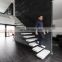 interior home house customized granite floating stairs design
