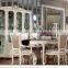 Home elegant table solid wood base Marble  dinning tables glass table sets