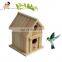 garden custom promotion gift finished classical wooden carved bird house