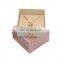 Make ManuHot Sale  quality custom Pink Color pendant jewelry gift box